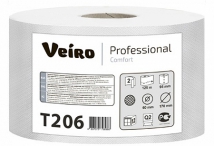Туалетная бумага Veiro Professional в рулонах 125м, 2сл/12 Comfort