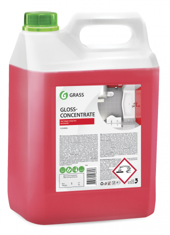 ГРАСС Gloss Concentrat 5,5кг. Чистящее ср-во для любых пов-тей, стойких к воздействию кислот
